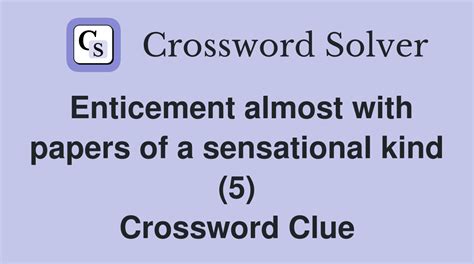 sensational crossword clue|sensational crossword puzzle.